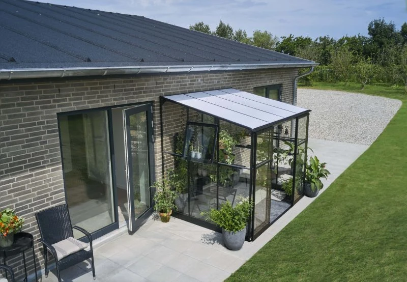 Royal Well muurkas Qube LT 68 Veiligheidsglas Zwart Gecoat - Afbeelding 2